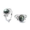 Rack Plating Adjustable Brass Cuff Rings RJEW-NH0001-03P-03-2