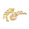 Ion Plating(IP) 304 Stainless Steel Connector Charms STAS-G335-04G-2