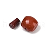Natural Red Jasper 3 Hole Guru Beads G-F795-F01-02-2