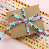 Embroidered Polyester Jacquard Ribbon SRIB-K008-B03-5