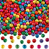 Gorgecraft 1200Pcs Dyed Natural Wood Beads WOOD-GF0002-13C-1
