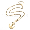 304 Stainless Steel Pendant Necklaces NJEW-P306-05G-2