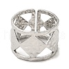 Non-Tarnish 304 Stainless Steel Open Cuff Rings RJEW-Z018-34P-2