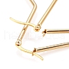 304 Stainless Steel Hoop Earrings EJEW-L226-020G-A-2