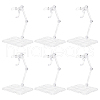Plastic Model Assembled Action Figure Display Holders ODIS-WH0038-95A-1