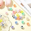 Two Tone Plating Acrylic Beads MACR-CJC0004-26-6