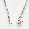 Non-Tarnish 201 Stainless Steel Pendant Necklaces NJEW-T009-JN102-1-40-3