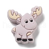 Elk Food Grade Eco-Friendly Silicone Focal Beads SIL-D004-01B-02-1