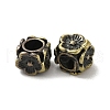 Tibetan Style Rack Plating Brass Beads KK-Q805-45AB-2