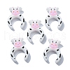 Cow Silicone Focal Beads SIL-CJC0001-13-3