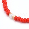 Glass Seed Beads Stretch Bracelets BJEW-JB06294-10