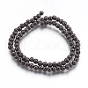 Electroplate Natural Lava Rock Beads Strands G-I200-17B-2