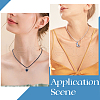 SOFPLATE 50Pcs 2 Colors Waxed Imitation Leather Cord Necklace Makings MAK-SP0001-05-5