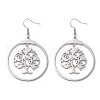 Non-Tarnish 304 Stainless Steel Dangle Earrings EJEW-P271-04P-1