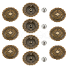Alloy Rhombus Buttons BUTT-WH0029-35AB-1