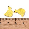 Fruit Seris 304 Stainless Steel Enamel Charms STAS-U060-03G-09-3
