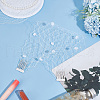 Nylon Fascinator Mesh Face Veil OHAR-WH0034-09A-02-5