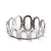 Non-Tarnish 304 Stainless Steel Cabochon Settings STAS-Y001-09G-P-4