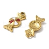 304 Stainless Steel Enamel Pendants STAS-D369-25G-2