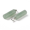 Natural Green Aventurine Pendants G-E135-02P-02-3