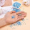 Opaque Glass Round Seed Beads GLAA-TAC0025-07A-05-5