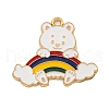 Alloy Enamel Pendants ENAM-H045-02B-G02-1