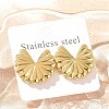 304 Stainless Steel Stud Earrings for Women EJEW-A125-65G-1