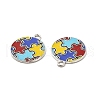 Alloy Enamel Pendants ENAM-J650-02P-01-4