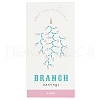 MIYUKI Seed Beads Branch Earrings Making Kits DIY-H165-03C-1