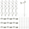 50 Pieces DIY Ribbon Ends Making Kits DIY-YW0001-99A-P-1