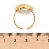 Ocean Themes 304 Stainless Steel Open Cuff Rings for Women RJEW-K293-02D-G-3