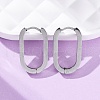 Tarnish Resistant 304 Stainless Steel Huggie Hoop Earrings STAS-H156-11C-P-1
