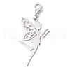 Fairy 201 Stainless Steel Pendant Decoration HJEW-JM02835-01-1