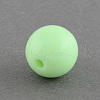 Solid Chunky Bubblegum Acrylic Ball Beads SACR-R835-6mm-02-2