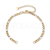 304 Stainless Steel Figaro Chain Bracelet Makings AJEW-JB01283-2