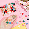 HOBBIESAY 112Pcs 14 Colors Opaque Resin Cabochons CRES-HY0001-04-3