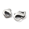 304 Stainless Steel Lobster Claw Clasps STAS-V008-27P-2