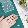 BENECREAT 12Pcs 304 Stainless Steel Pendants STAS-BC0003-78P-3