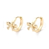Brass Hoop Earrings EJEW-P259-19G-1