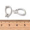 Brass Micro Pave Clear Cubic Zirconia Enhancer Shortener Pendant Bails KK-H483-03P-3
