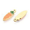 304 Stainless Steel Enamel Charms STAS-T065-45G-2
