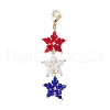 Handmade Glass Seed Beaded Pendant Decorations HJEW-MZ00203-2