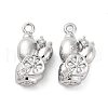 Brass Rhinestone Pendants KK-E793-18P-1