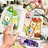 20 Sheets Laser Cute Paper Bookmark AJEW-Q148-01-5
