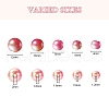 497Pcs 5 Style Rainbow ABS Plastic Imitation Pearl Beads OACR-YW0001-07D-3