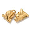 Ion Plating(IP) 304 Stainless Steel Pendants STAS-Q334-19G-2