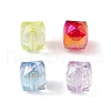 Transparent Acrylic Beads MACR-F073-02-1