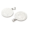 304 Stainless Steel Pendants STAS-C057-01P-B-2