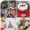 SUNNYCLUE 160Pcs 4 Styles Christmas Theme Opaque Resin Cabochons RESI-SC0005-80B-5