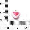 Zinc Alloy Enamel Charms FIND-U029-01G-08-3